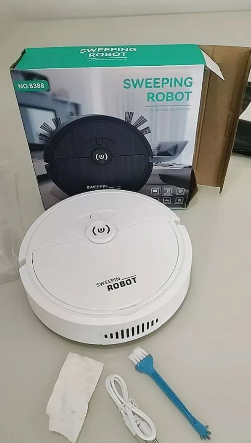 Robot Aspirador Sweepin Robot NO.8088 Recargable USB | Aspira, Barre y Elimina el Polvo Automáticamente