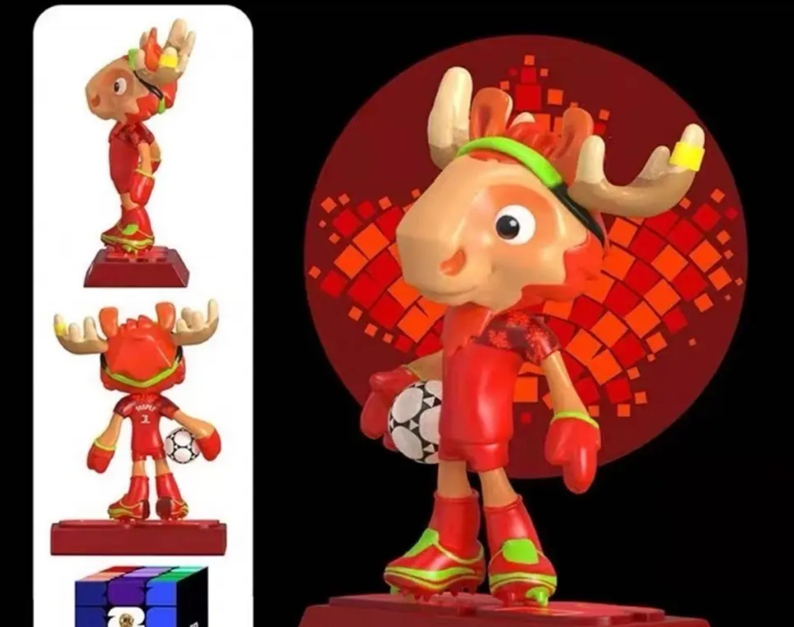 Figuras Coleccionables Copa Mundial de Fútbol 2026 – Mascotas Futboleras de 15 cm