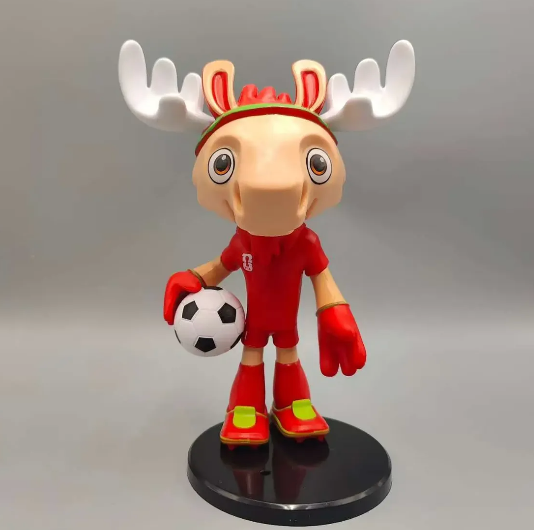 Figuras Coleccionables Copa Mundial de Fútbol 2026 – Mascotas Futboleras de 15 cm