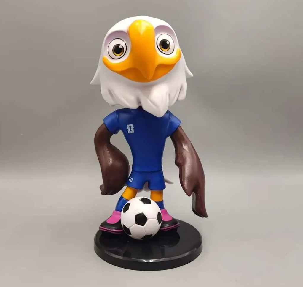 Figuras Coleccionables Copa Mundial de Fútbol 2026 – Mascotas Futboleras de 15 cm