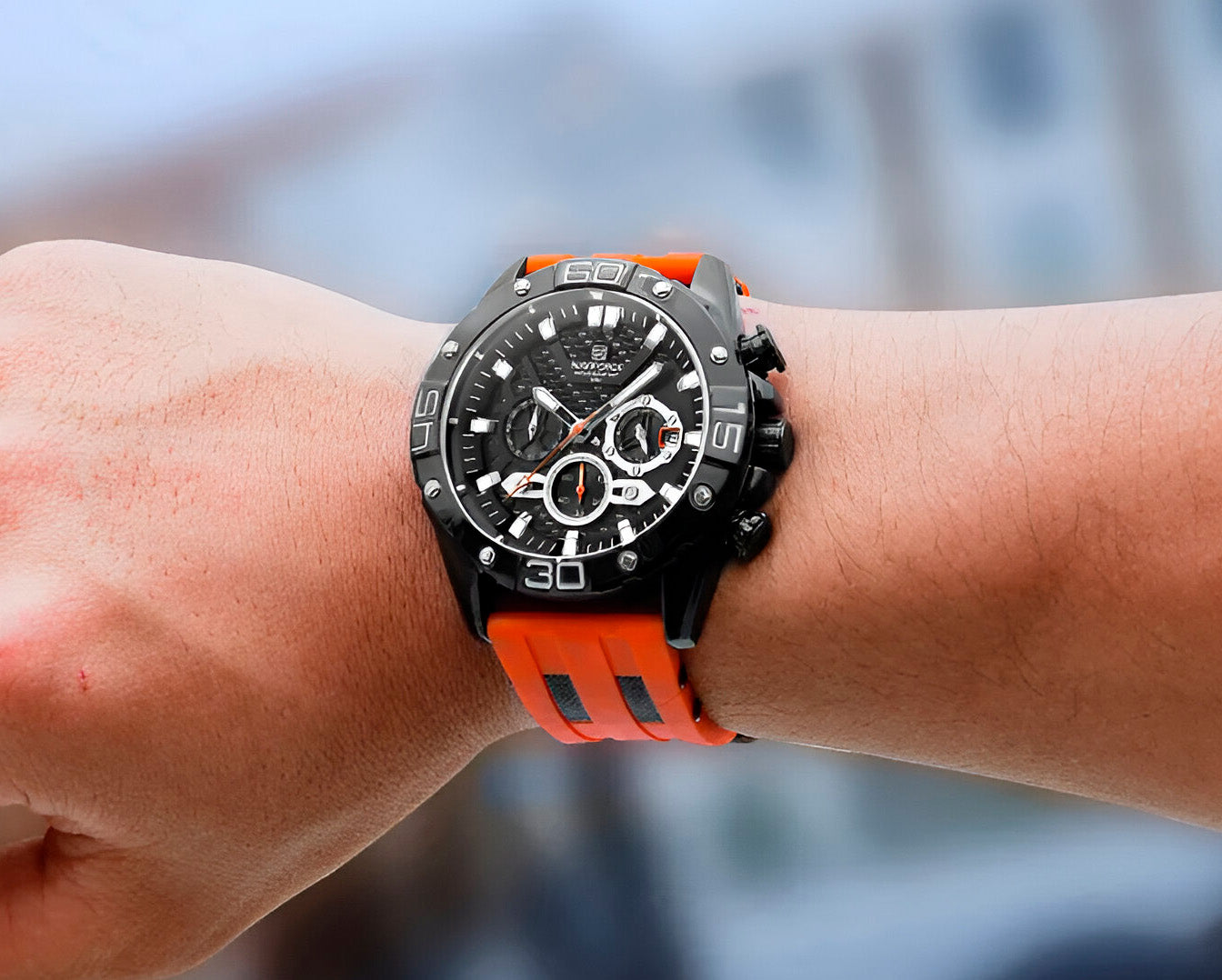 Reloj Naviforce para Hombre – Deportivo, Elegante, Resistente al Agua 3ATM con Estuche Original
