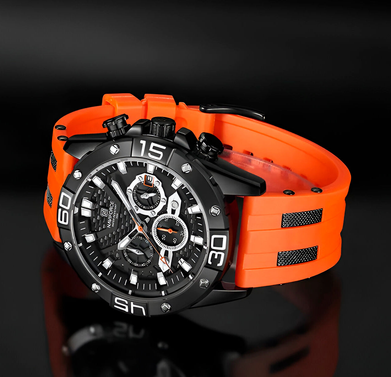 Reloj Naviforce para Hombre – Deportivo, Elegante, Resistente al Agua 3ATM con Estuche Original