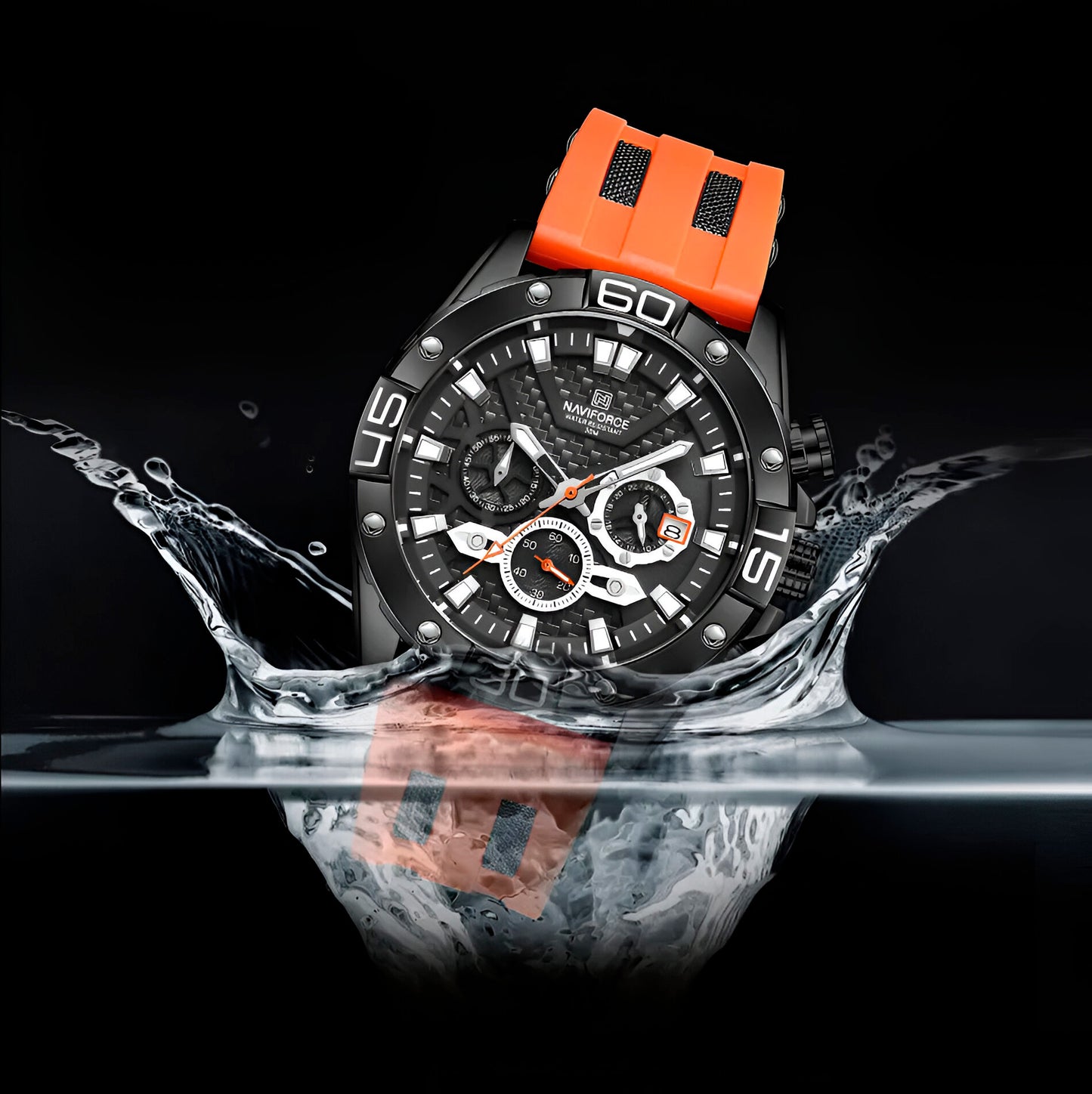 Reloj Naviforce para Hombre – Deportivo, Elegante, Resistente al Agua 3ATM con Estuche Original