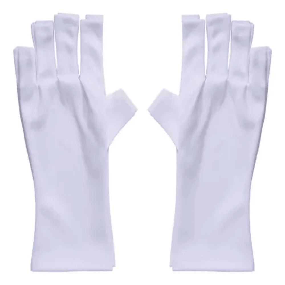 Guantes Protectores UV para Uñas en Gel – 2 Piezas | Protección Contra Lámparas LED/UV